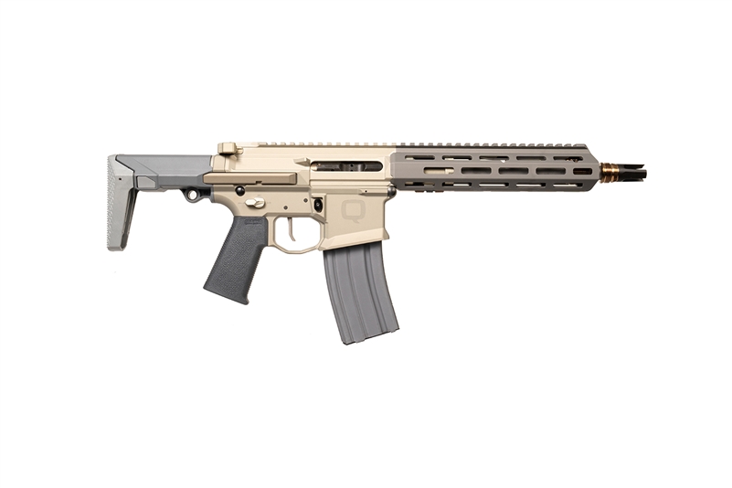 Q HONEY BADGER SBR 5.56 9.69" BLK/GRY 1-30RD MAGAZINE